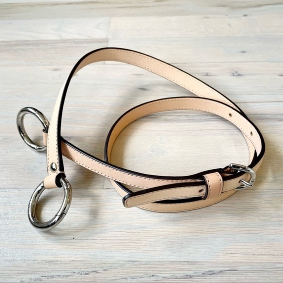 Coach Handbags - COACH Adjustable purse strap - tan with silver hardware